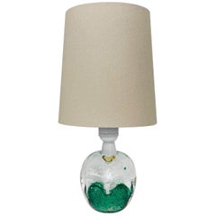 20th Century Swedish Vintage Glass Table Lamp - Small Desk Light by Ölandshyttan