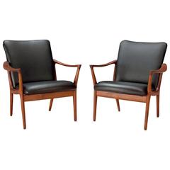 Teak Armchairs by Per Øie of Norway