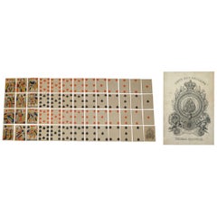 ANTIQUE 1830 THOMAS CRESWICK GEORGIAN PLAYiNG CARDS WITH FIZZLE ACE OF SPADES