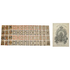 Antique 1830 THOMAS CRESWICK GEORGIAN PLAYiNG CARDS WITH FIZZLE ACE OF SPADES