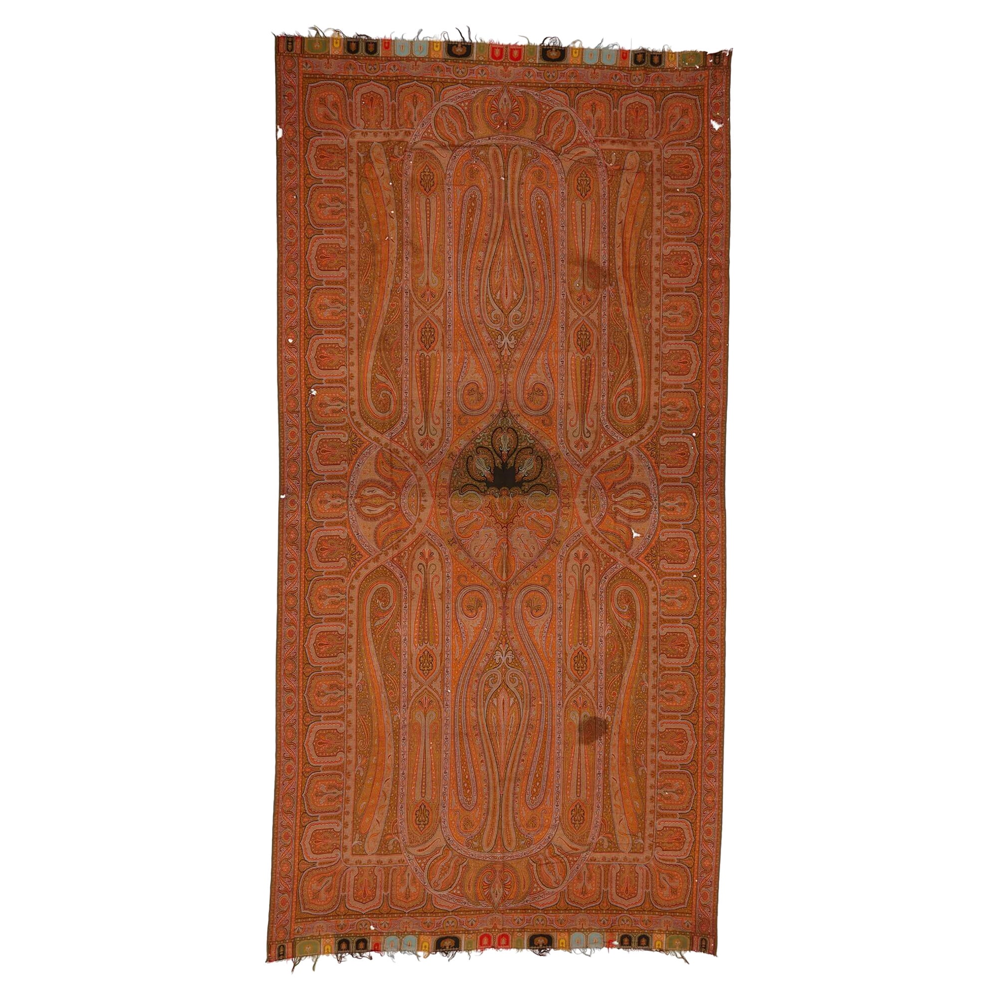 Indian Kashmir Wool Shawl