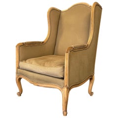 Used French Louis XV Bergere Chair