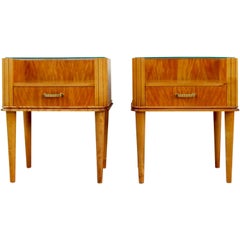 Pair of Swedish Art Moderne End Tables by Axel Larsson, circa 1940