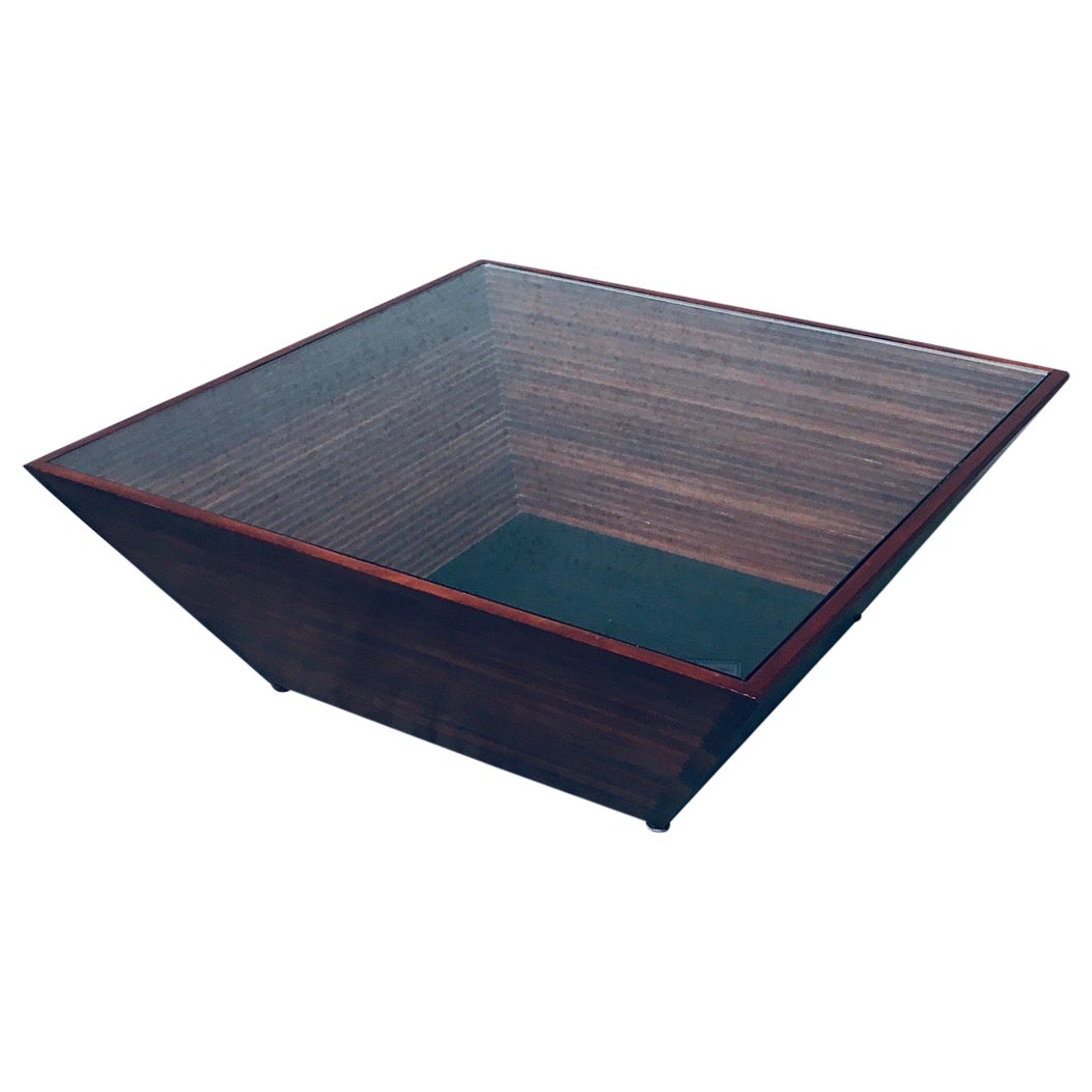 Postmodern Design Reverse Pyramid Coffee Table For Sale
