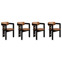 Vintage Augusto Savini “Pamplona” Dining Chairs for Pozzi, 1965, Set of 4
