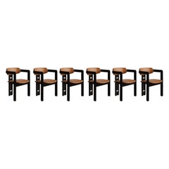 Vintage Augusto Savini “Pamplona” Dining Chairs for Pozzi, 1965, Set of 6