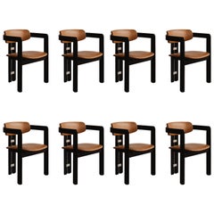 Augusto Savini “Pamplona” Dining Chairs for Pozzi, 1965, Set of 8