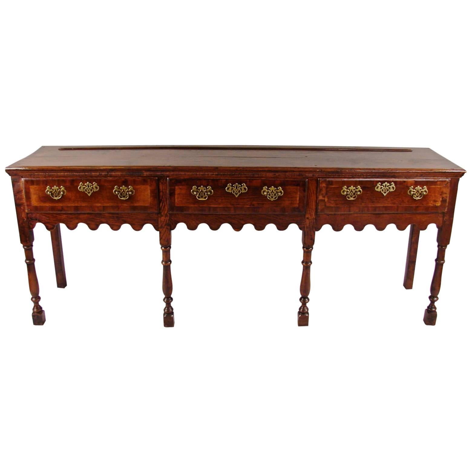 Good George II Oak Dresser Base