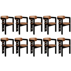Vintage Augusto Savini “Pamplona” Dining Chairs for Pozzi, 1965, Set of 10