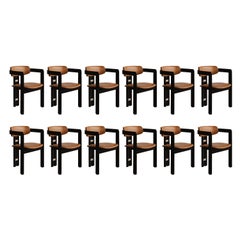 Augusto Savini “Pamplona” Dining Chairs for Pozzi, 1965, Set of 12