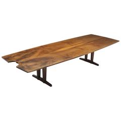 20th Century Minguren iv Walnut Table by George Nakjashima
