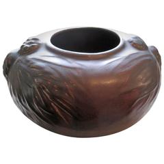 Van Briggle Plum Glaze Pot