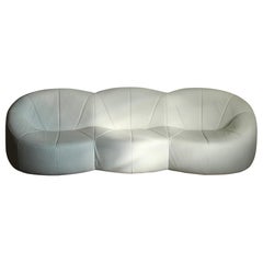 Canapé « Pumpkin » en cuir blanc de Pierre Paulin pour Ligne Roset, 2008