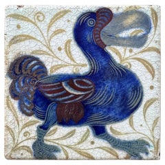 Antique William De Morgan Tile