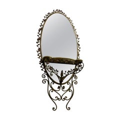 Vintage Mirror  of the Middle Ages designed by Pierluigi Colli