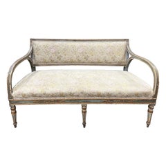 Antique 19th Century Italian Louis XVI Style Sofa