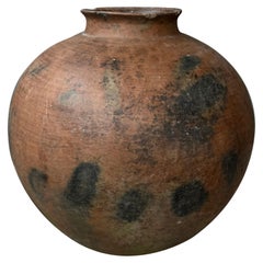 Retro Terracotta Water Pot From The Mixteca Region Of Oaxaca, Mexico, Circa 1960´s