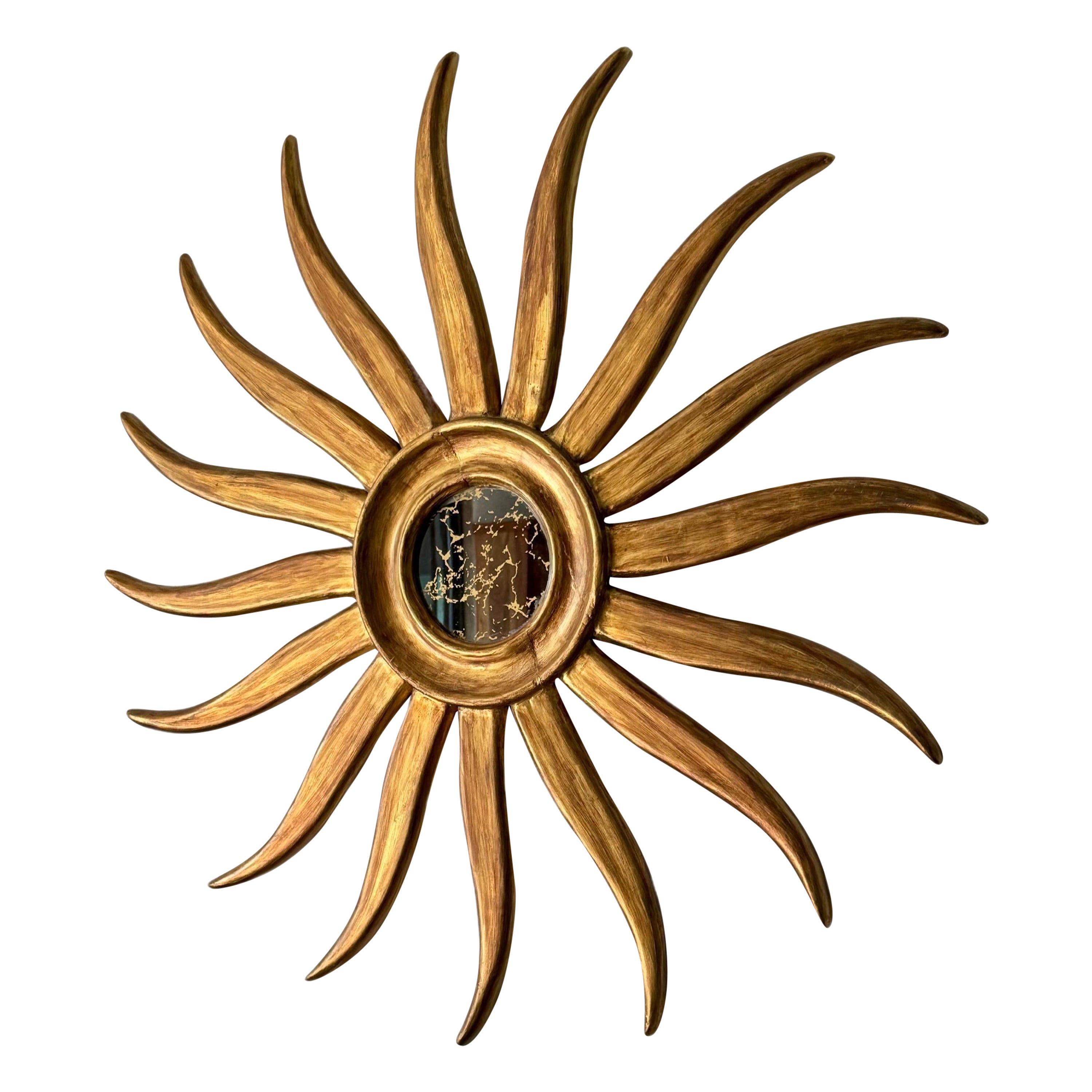 Mexikanischer Sunburst-Spiegel 1960er Jahre im Angebot