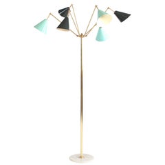 Attributed to Stilnovo 1960s Italian Floor Lamp