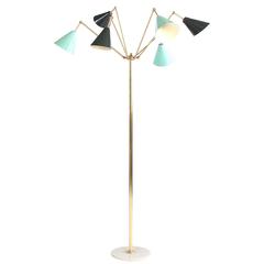 Attributed to Stilnovo 1960s Italian Floor Lamp 12