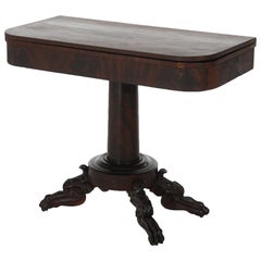 American Empire Card Tables and Tea Tables