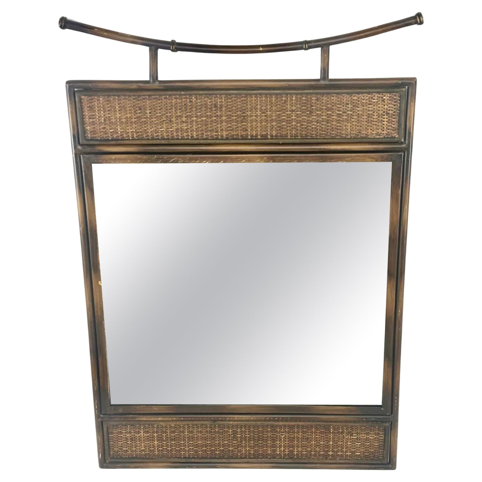 Asian wall mirror For Sale