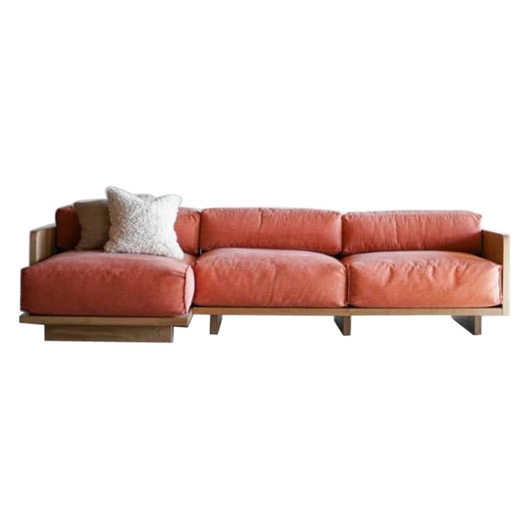 Carter-Sofa-Sektion (Zweiteiliges Stück) mit Chaise