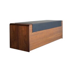 Carter Storage Cabinet with Leather Accent