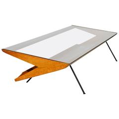 Retro California Modern "Boomerang" Magazine Table by Loft Thirteen