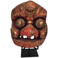 Antique Tibetan Mask, circa 19th Century