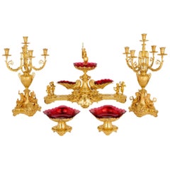 Used Gilt Metal Centrepiece Suite for the Duke of Sparta by Elkington & Co.