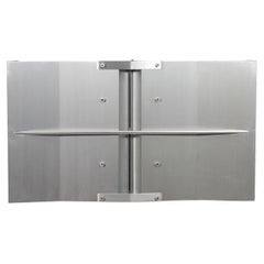 Mid-Century Salvatore Messina Aluminium Panel Sculpture Italy in 1960s
