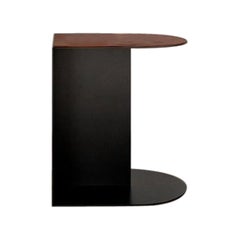 Norah Accent Table with Leather in 18"