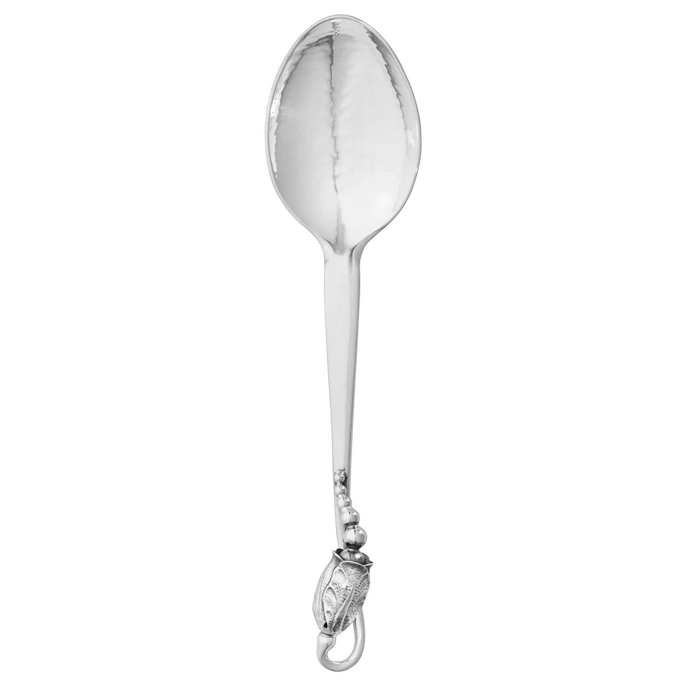 Georg Jensen Blossom Sterling Silver Dessert Spoon 021