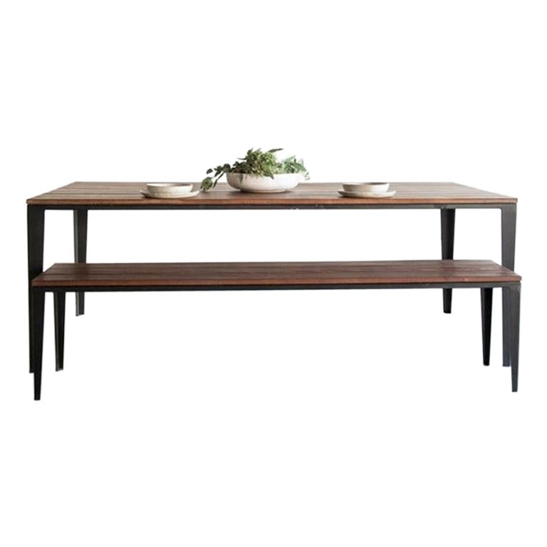 Clarke Outdoor Table Set by Croft House For Sale