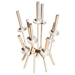 Used Paavo Tynell, unique candelabre made in iron in the late 60's.