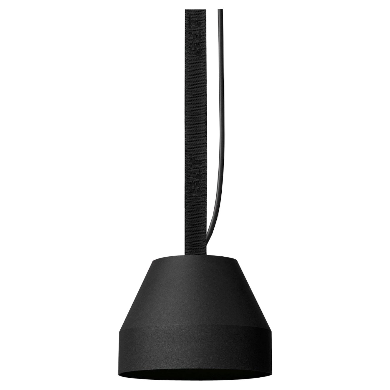 Petite lampe suspendue noire BLT_CAP de +kouple