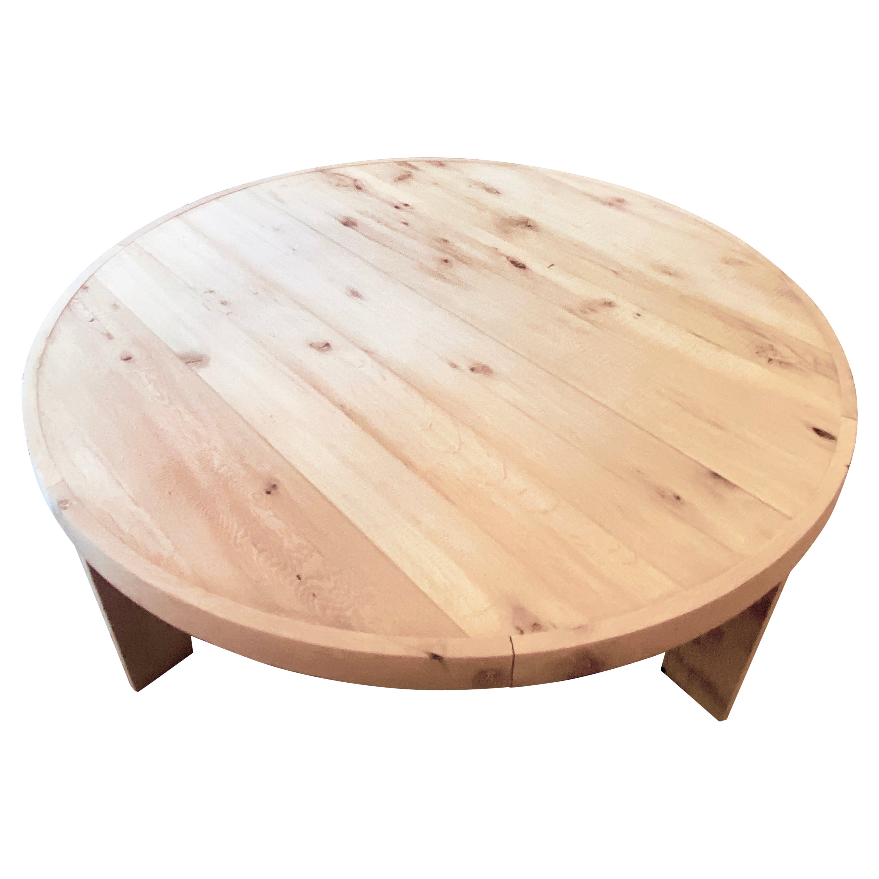  Modern White Oak Handmade Center Table by Fortunata Design
