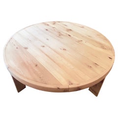  Modern White Oak Handmade Center Table by Fortunata Design