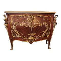 Used French Louis XV Style Cabinet 