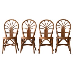 Vintage bamboo chairs