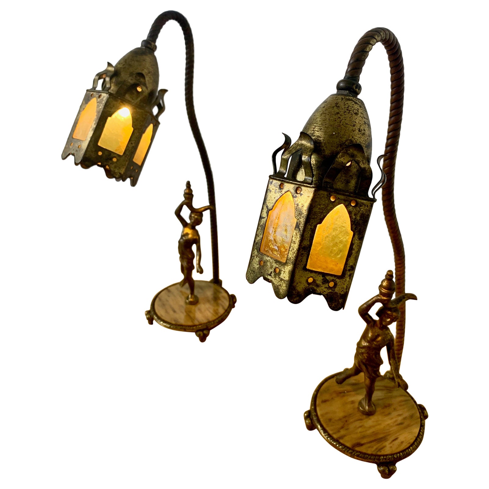 Moroccan style Lantern Lamps  For Sale