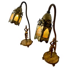 Antique Moroccan style Lantern Lamps 