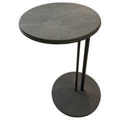 Italian Round Slate Side / Drinks Table