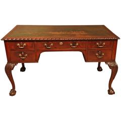 Antique Mahogany George III Style Writing Desk