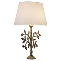 Lampe en bronze des années 50 ou 60 dans le style d'Alberto ou Diego Giacometti - Italie