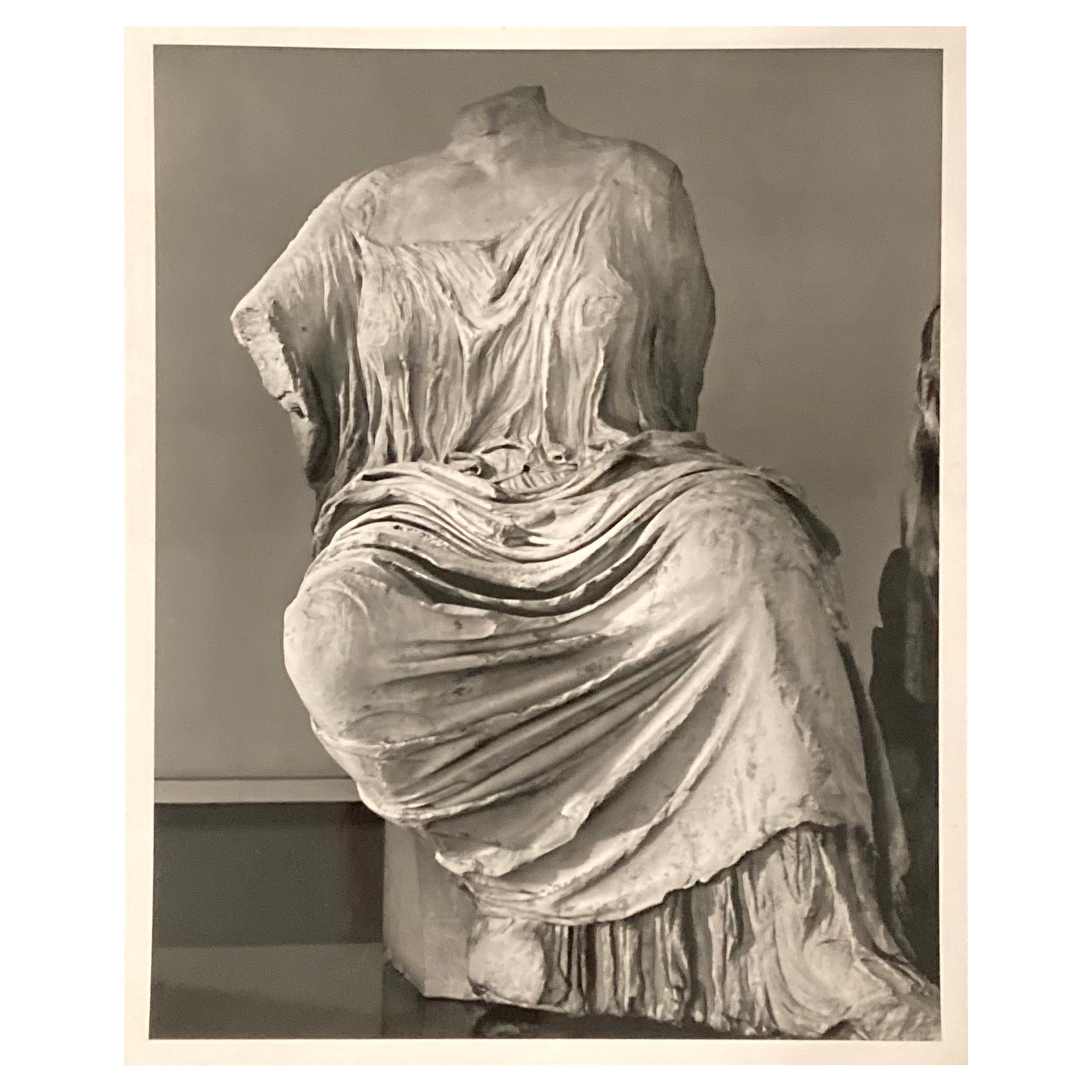 F. L. Kennett, "Parthenon Marble", original 1950s black and white photograph