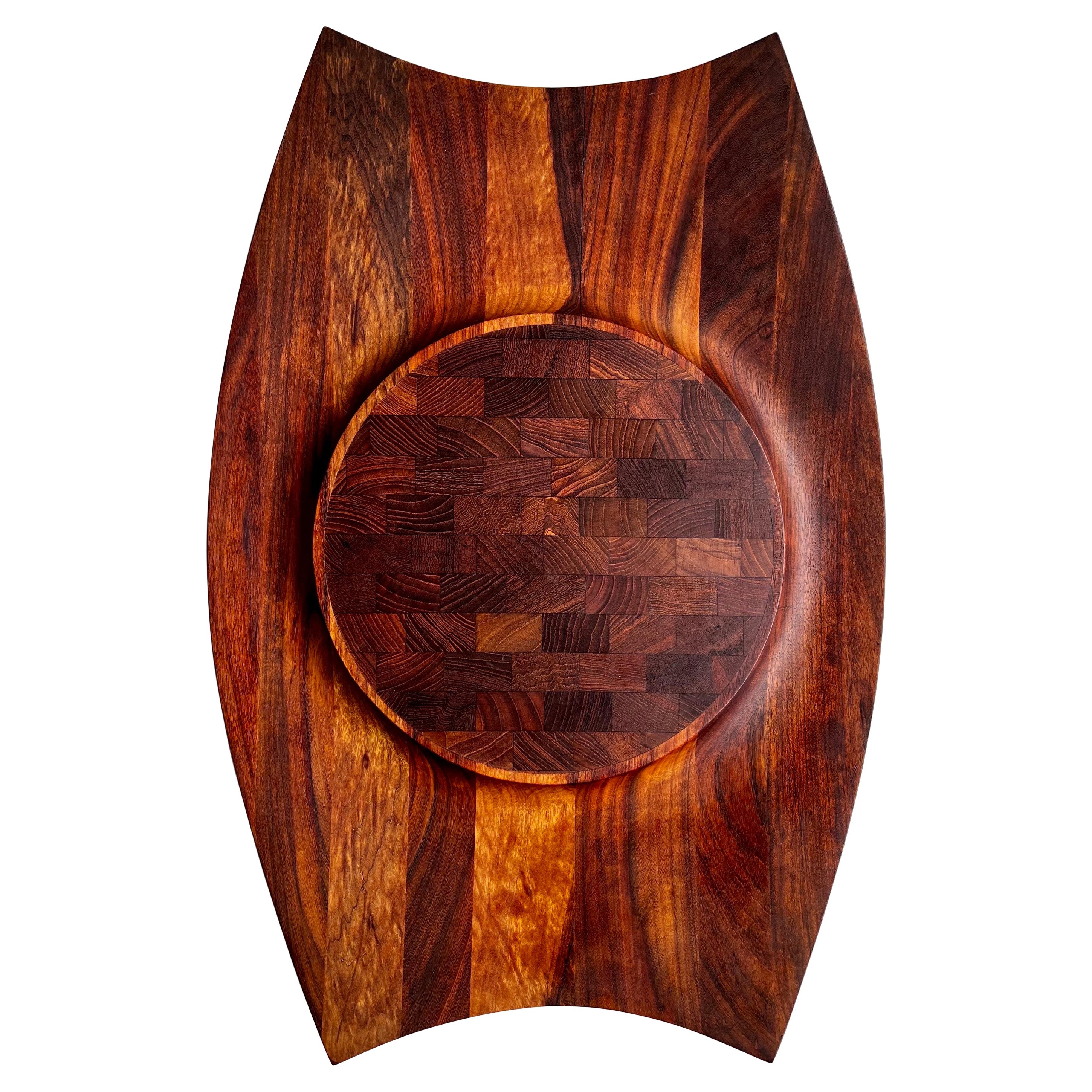 Mutenye "Rare Woods" Tray by Jens Quistgaard for Dansk Designs, circa 1960