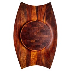 Retro Mutenye "Rare Woods" Tray by Jens Quistgaard for Dansk Designs, circa 1960