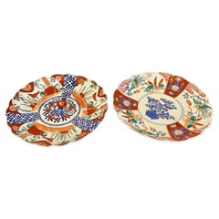 Zwei antike japanische Imari-Teller in japanischer Qualität des 19. Jahrhunderts 